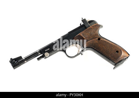 sports pistol grip on a white background Stock Photo - Alamy
