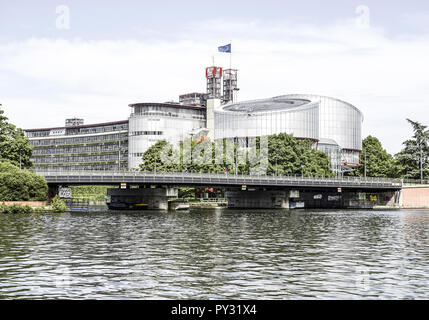 Europaeischer Gerichtshof fuer Menschenrechte in Strassburg, Frankreich Stock Photo