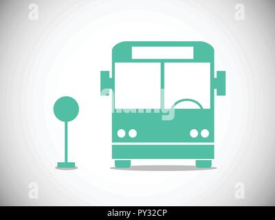 Bus vector icon Stock Vector