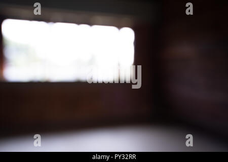 Blur restaurant interior office blur background with bokeh Stock Photo