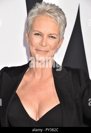 JAMIE LEE CURTIS American film actress at the Universal Pictures' 'Halloween' Premiere at TCL Chinese Theatre on October 17, 2018 in Hollywood, California. Photo: Jeffrey Mayer