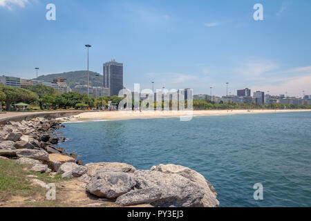 Aterro do Flamengo Beach - Rio de Janeiro, Brazil Stock Photo