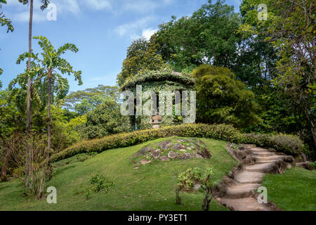 Friar Leandro do Sacramento Memorial in honor of the first director of Jardim Botanico Botanical Garden - Rio de Janeiro, Brazil Stock Photo