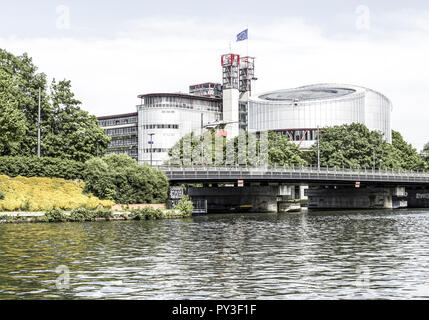 Europaeischer Gerichtshof fuer Menschenrechte, Strassburg Stock Photo