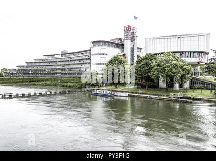 Europaeischer Gerichtshof fuer Menschenrechte, Strassburg Stock Photo