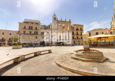 Italy, Apulia, Bari, Piazza Mercantile Stock Photo