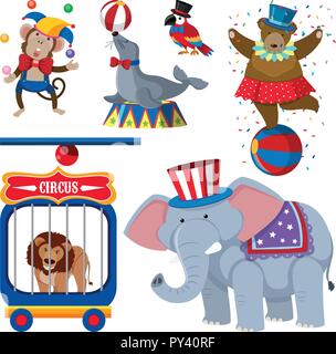 A set of monkey juggling ball illustration Stock Vector Image & Art - Alamy