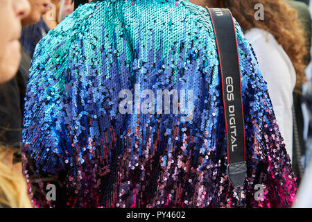 Sequin jacket back hi-res stock photography and images - Alamy