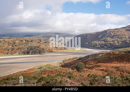 The Dwyryd Estuary, Snowdonia National Park, North Wales, UK Stock Photo