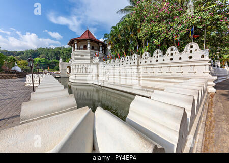 Temple of Tooth Relic in Kandy, Sri Lanka Stock Photo