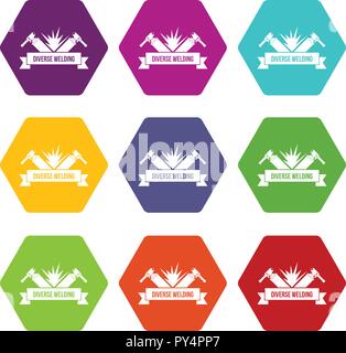 Welding work logo, simple gray style Stock Vector Image & Art - Alamy