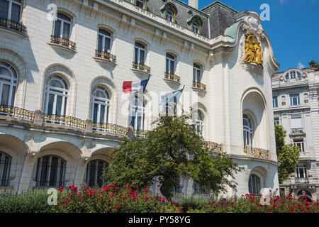 Wien, Französische Botschaft - Vienna, French Embassy Stock Photo