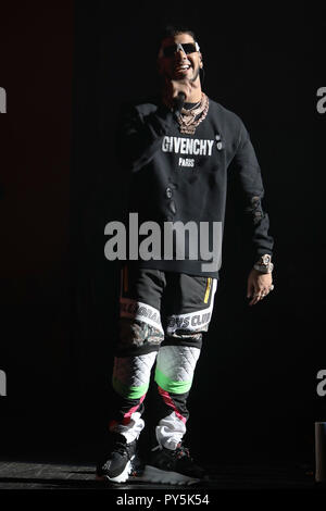 MIAMI, FL - OCTOBER 24: Reykon backstage at the Karol G and Reykon concert  at the Fillmore Miami in Miami, Florida on October 24, 2018. Credit: Majo  Grossi/MediaPunch Stock Photo - Alamy