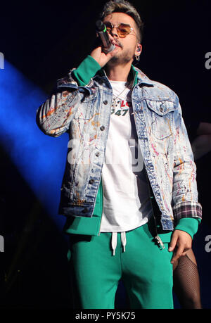 MIAMI, FL - OCTOBER 24: Reykon backstage at the Karol G and Reykon concert  at the Fillmore Miami in Miami, Florida on October 24, 2018. Credit: Majo  Grossi/MediaPunch Stock Photo - Alamy