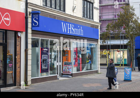 Worthing West Sussex Views & retail shops - WH Smiths store Photograph taken by Simon Dack Stock Photo