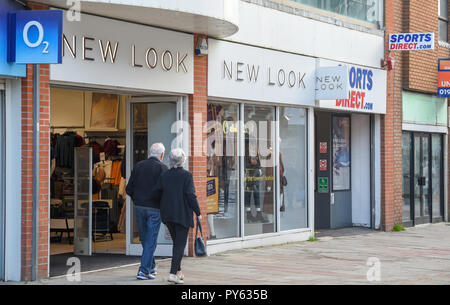 Worthing West Sussex Views & retail shops - New Look fashion store in Montague Street Stock Photo