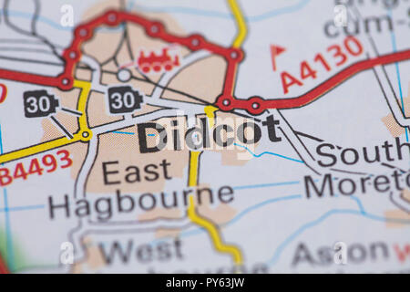 Geographic map of European country UK with Bristol Channel Stock Photo ...