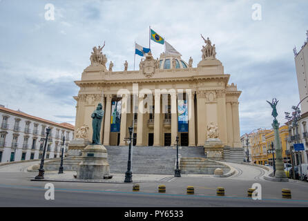 Tiradentes Palace - Legislative Assembly of Rio de Janeiro State - Rio de Janeiro, Brazil Stock Photo