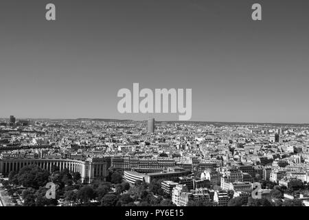 Birds Eye View, Paris Stock Photo