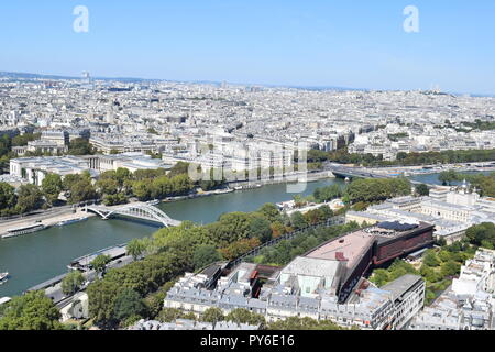 Birds Eye View, Paris Stock Photo