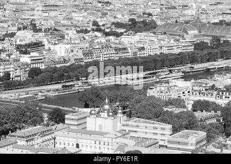 Birds Eye View, Paris Stock Photo