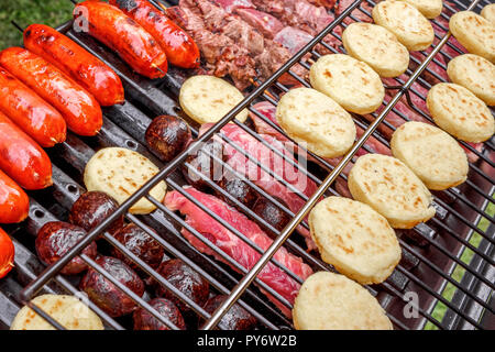 Grill Barbecue Celebration Stock Photo