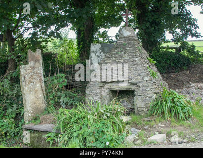 St Piran's Well near St Nectan's Glen, between Boscastle and Tintagel, Cornwall UK Stock Photo