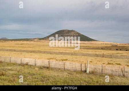 The Capulin Volcano in New Mexico Stock Photo