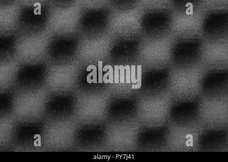 Studio sound proof foam pattern texture. Selective focus. Stock Photo