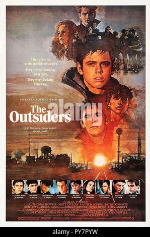 Original film title: THE OUTSIDERS. English title: THE OUTSIDERS. Year: 1983. Director: FRANCIS FORD COPPOLA. Credit: WARNER BROTHERS / Album Stock Photo