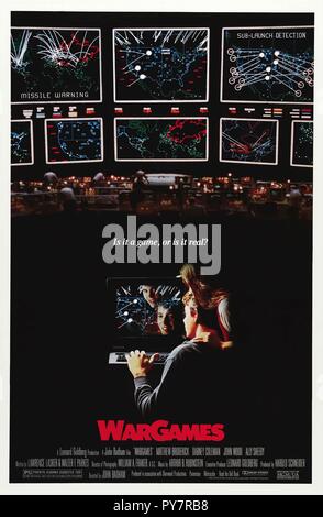 Original film title: WARGAMES. English title: WARGAMES. Year: 1983. Director: JOHN BADHAM. Credit: M.G.M/UNITED ARTIST / Album Stock Photo