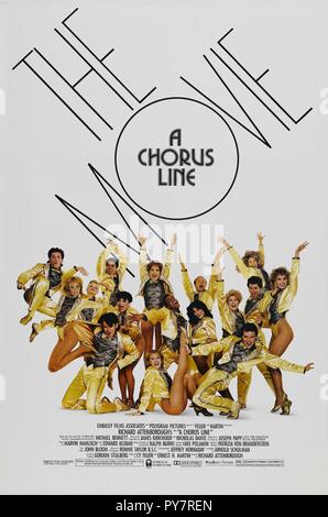 Original film title: A CHORUS LINE. English title: A CHORUS LINE. Year: 1985. Director: RICHARD ATTENBOROUGH. Credit: EMBASSY/POLYGRAM / Album Stock Photo