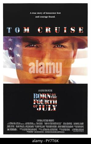 Original film title: BORN ON THE FOURTH OF JULY. English title: BORN ON THE FOURTH OF JULY. Year: 1989. Director: OLIVER STONE. Credit: UNIVERSAL PICTURES / Album Stock Photo