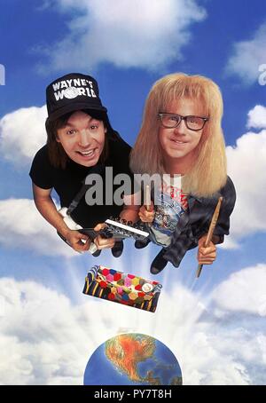 Original film title: WAYNE'S WORLD. English title: WAYNE'S WORLD. Year: 1992. Director: PENELOPE SPHEERIS. Stars: MIKE MYERS; DANA CARVEY. Credit: PARAMOUNT PICTURES / Album Stock Photo