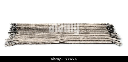 An old wool cloth material isolated on a white background Stock