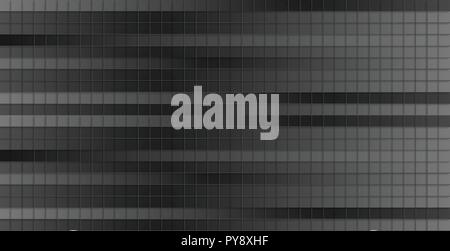 Dark grey pixelated squares mosaic tech background. Abstract vector geometric design Stock Vector