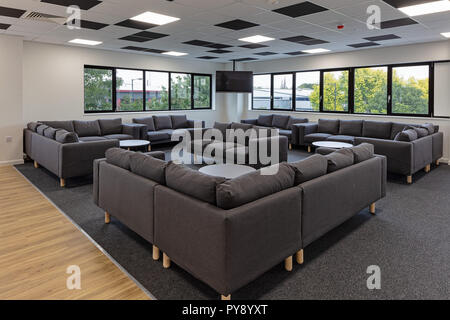 Cult Beauty warehouse and offices in Park Royal, London. Stock Photo