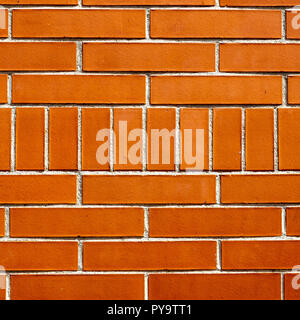 the background image of the red brick wall. Great for use in the background. Stock Photo