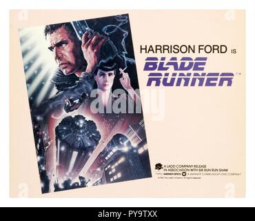 BLADE RUNNER Poster for the 1982 Warner/Ladd film directed by Ridley ...