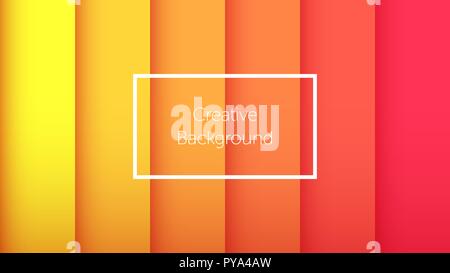 Geometric background with colorful vertical stripes. Creative background for landing page, banner and cover, poster and presentation. Modern template  Stock Vector