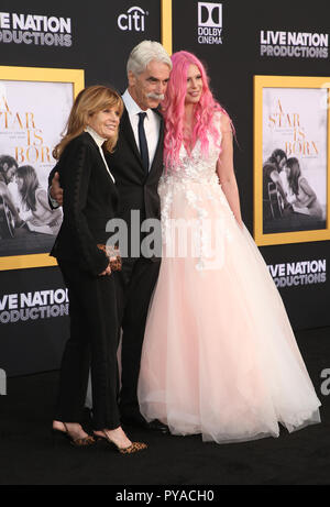 Sam Elliott and daughter Cleo Rose arrive for the premiere of The
