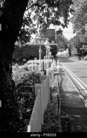 Cookham, Berkshire. United Kingdom.  General Views, Cookham High Street, John Lewis Heritage Centre and Odney Club. Ferry Hotel River Thames. Thursday Stock Photo