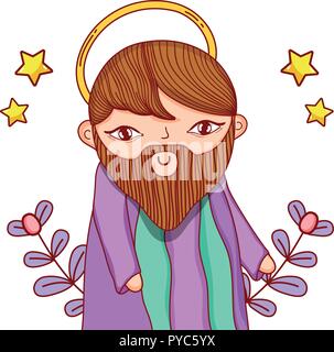 nativity christmas cartoon Stock Vector