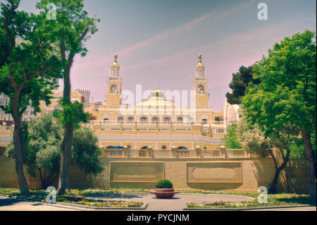 Baku.Built in 1912, the building of the Public Assembly,the current Azerbaijan State Philharmonic M. Magomayev. Stock Photo