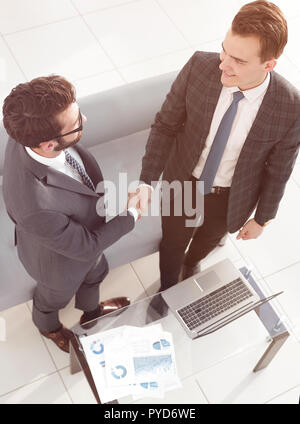 marketing concept. handshake business partners Stock Photo