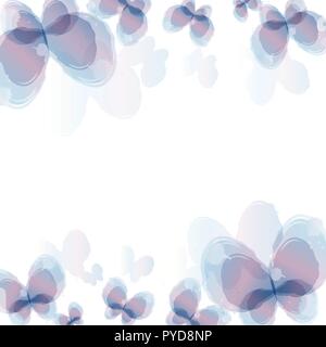 Vector abstract watercolor butterfly background Stock Vector