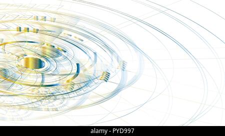 Vector abstract technological blur template background Stock Vector