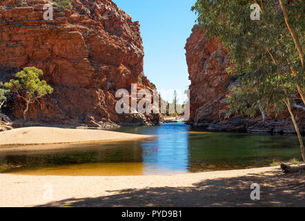 Ellery Creek Big Hole, MacDonnell Ranges, Northern Territory, Australia Stock Photo