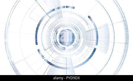 Vector abstract technological security save background design Stock Vector