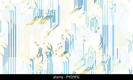 Vector technological illuminated circuit board background template design Stock Vector